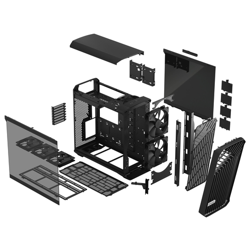 Fractal Design Torrent, ATX, EATX, ITX, micro ATX, Tempered glass, Tower PC Case