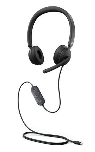 Microsoft Modern USB-C, Wired, 100 - 20000 Hz, Headset/Headphone, Black