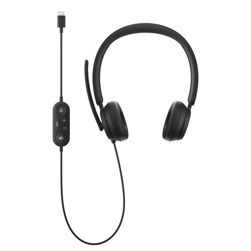Microsoft Modern USB-C, Wired, 100 - 20000 Hz, Headset/Headphone, Black