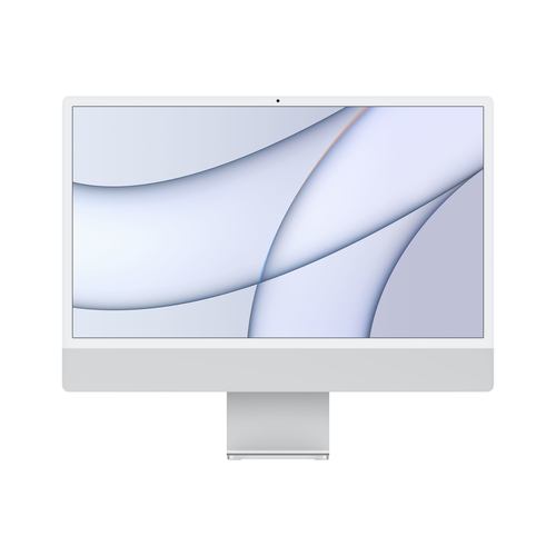 Apple iMac, 61 cm (24"), 4.5K Ultra HD, 8 GB, 256 GB, macOS, Silver