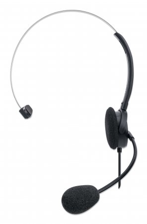 Manhattan Mono On-Ear, USB-A for both sound and mic use, Wired Headset/Headphone