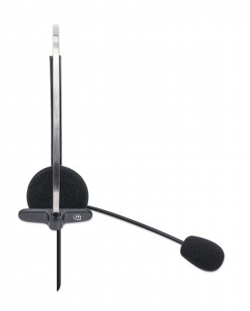 Manhattan Mono On-Ear, USB-A for both sound and mic use, Wired Headset/Headphone