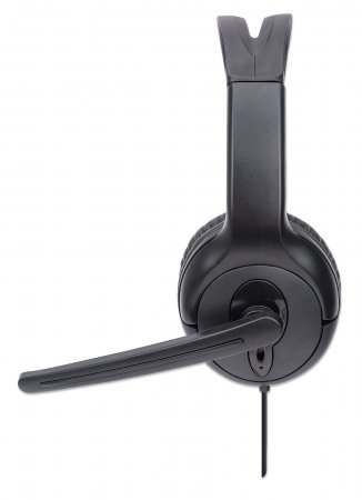 Manhattan (180504) Mono Over-Ear, USB-A for sound/mic, Wired Headset/Headphone