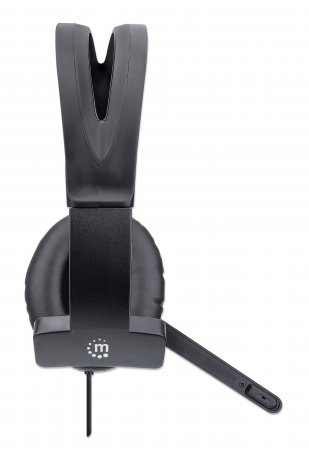 Manhattan (180504) Mono Over-Ear, USB-A for sound/mic, Wired Headset/Headphone