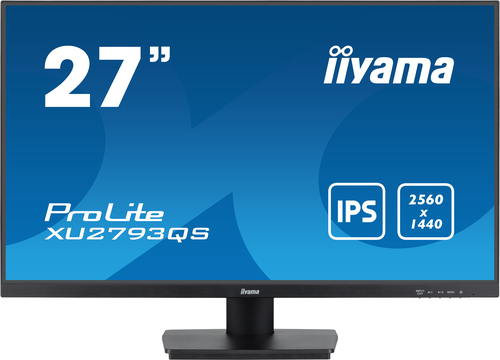 iiyama ProLite XU2793QS-B7, (27"), 2560 x 1440 pixels, 4K Ultra HD, LED Monitor