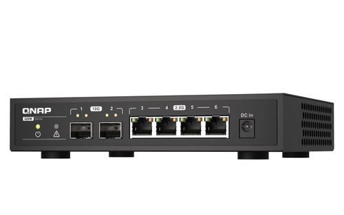 QNAP (QSW-2104-2S), 2.5G Ethernet, Unmanaged Switch