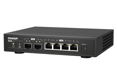 QNAP (QSW-2104-2S), 2.5G Ethernet, Unmanaged Switch