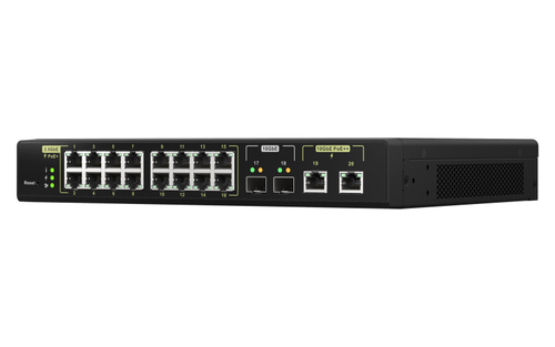 QNAP (QSW-M2116P-2T2S), L2, 2.5G PoE, Managed Network Switch
