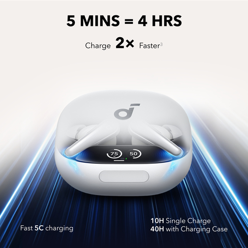 Soundcore Liberty 4 Pro, True Wireless Stereo (TWS), Headset/Earbuds, White