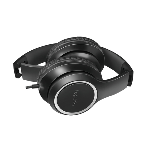 LogiLink HS0053, Wired, 20 - 20000 Hz, Headset/Headphones, Black