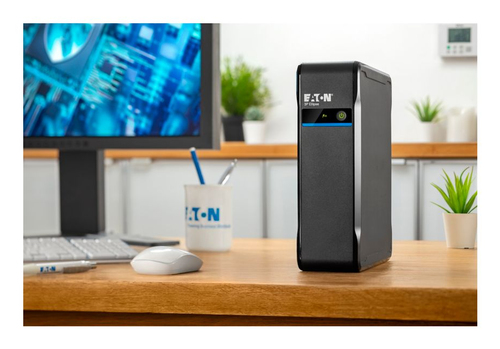 Eaton 3P Ellipse 700 0.7kVA UPS efficiency ECO mode label