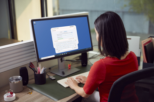 Kingston Vault Privacy 64GB USB Type-A encrypted drive close up