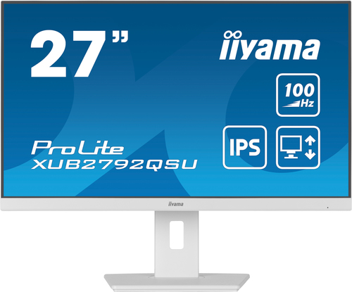 iiyama ProLite QHD IPS technology, (27"), 2560 x 1440 pixels, LED Monitor