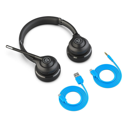 JLab GO Work, Wired & Wireless, 20 - 20000 Hz, Headset/Headphones, Black