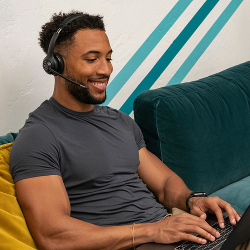 JLab GO Work, Wired & Wireless, 20 - 20000 Hz, Headset/Headphones, Black