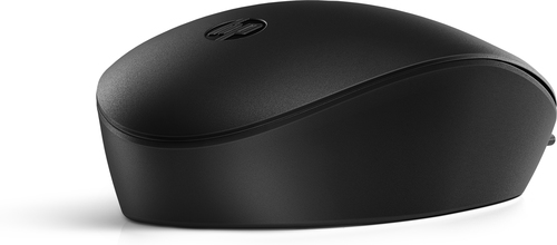 HP 128 Laser Wired Mouse, Ambidextrous, USB Type-A, 1200 DPI, Black