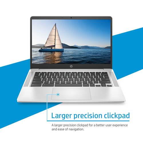 HP Chromebook 14a-nd0002na, AMD 3000 14" 1366 x 768 pixels 4 GB, 64 GB ChromeOS