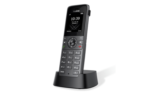 Yealink W73H, IP mobile phone, Black, Wireless handset, Desk/Wall, 50 m, 300 m