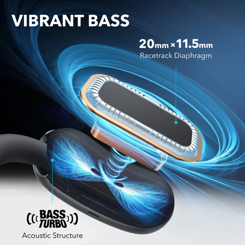 Soundcore AeroFit 2, Wireless, Headset/Earbuds Black