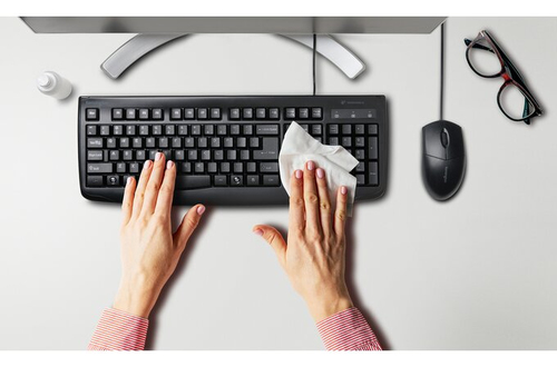 Kensington Pro Fit Washable Mouse, Wired, Ambidextrous, Optical, USB, 1600 DPI