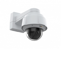 Axis 02147-002 UHD PTZ security camera close view showing lens and weatherproof design