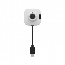 Axis 02260-001 wearable body camera mounted on shirt for hands-free recording