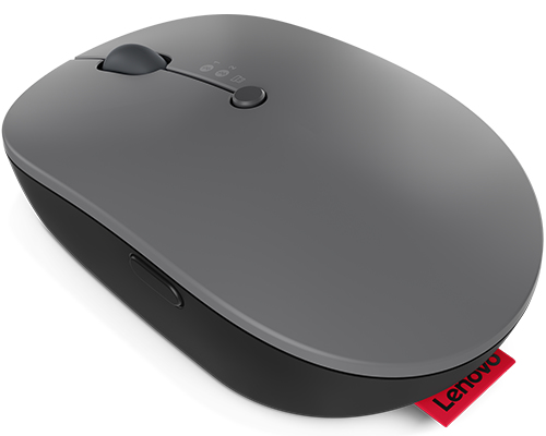 Lenovo Go Multi-Device, Ambidextrous, RF Wireless + Bluetooth, Optical Mouse