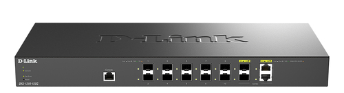 D-Link 10-port 10G SFP+ 2-port 10GBASE-T/SFP+ Multi-Gigabit Smart Managed Switch