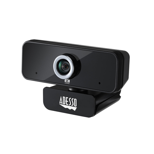 Adesso CyberTrack 6S 8MP USB Webcam – 4K 3840x2160, 30fps, Full HD, 2160p