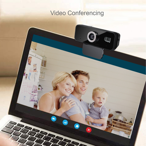 Adesso CyberTrack 6S 8MP USB Webcam – 4K 3840x2160, 30fps, Full HD, 2160p