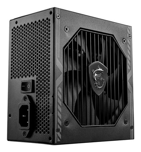 MSI (MAG A550BN) 550 W, 100 - 240 V, 8A, 4A, 50 - 60 Hz, 80+ Bronze ATX PSU