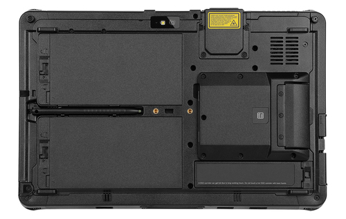 Getac F110 G6 back view highlighting durable casing and lightweight 1.52 kg build