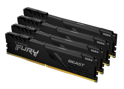Kingston Technology FURY Beast, 32GB,4 x 8 GB 3600MT/s DDR4 288pin DIMM RAM
