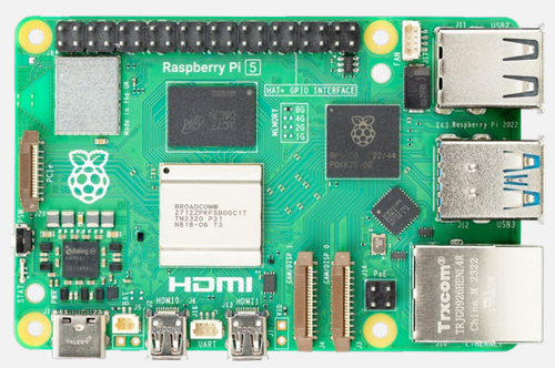 Raspberry Pi 5B 2400 MHz Arm Cortex-A76 512 KB 8 GB LPDDR4x-SDRAM