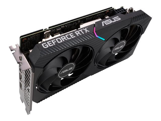 ASUS DUAL-RTX3060-O12G-V2-OC 12GB GDDR6 PCIe 4.0 x4 Graphics Card