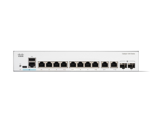 Cisco Catalyst (C1200-8T-E-2G) 8 Port GE, 2x1GE, Ext PS, L2 Managed Smart Switch