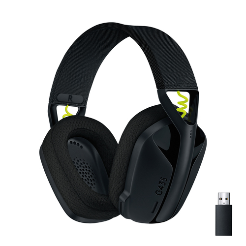 Logitech (981-001050) G G435 LIGHTSPEED Wireless, 20 - 20000 Hz, Gaming, Headset/Headphones, Black