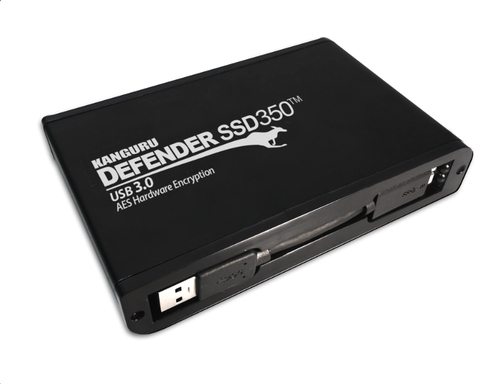 2TB Kanguru Defender SSD350 - Encrypted USB3 Solid State Drive (FIPS 140-2)