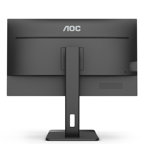 AOC P2 Q32P2 31.5" Monitor back view with HDMI, DisplayPort, and USB hub ports