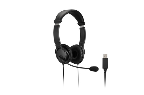 Kensington HiFi USB with Mic and Volume Control Button, Wired, Headset/Headphone