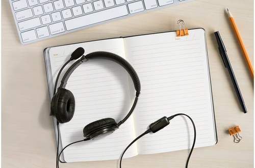 Kensington HiFi USB with Mic and Volume Control Button, Wired, Headset/Headphone