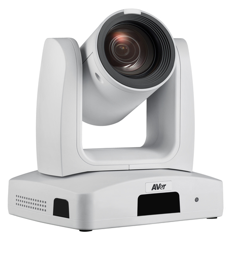 Indoor PTZ camera mounted for remote teaching or online meetings