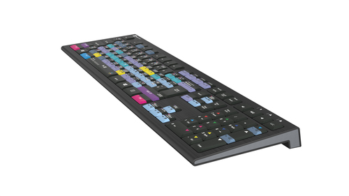 LogicKeyboard Astra 2, Full-size Wired, USB, Scissor key switch, QWERTY, Black