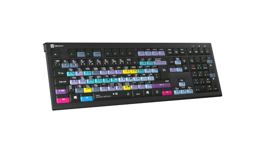 Logickeyboard ASTRA 2 full size backlit keyboard for DaVinci Resolve