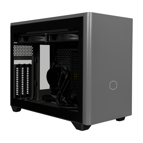 Cooler Master NR200P MAX, (SFF), Grey, Mesh, Steel, Mini-ITX PC Case