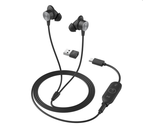 Logitech Zone, Wired, Headset/Earphones, Graphite