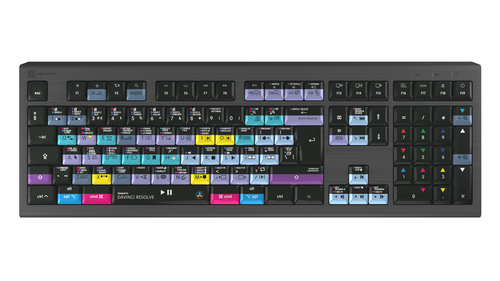 Logickeyboard ASTRA 2 full size backlit keyboard for DaVinci Resolve