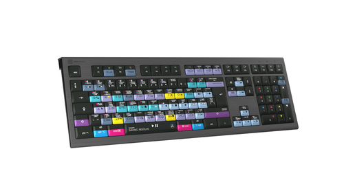 Logickeyboard ASTRA 2 full size backlit keyboard for DaVinci Resolve