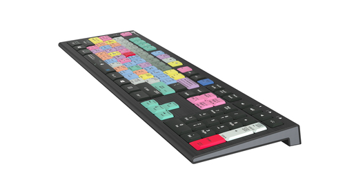 Logic keyboard LKB PHOTOCC QWERTY layout top view