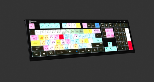 Logic keyboard LKB PHOTOCC scissor key keyboard for creative workflows